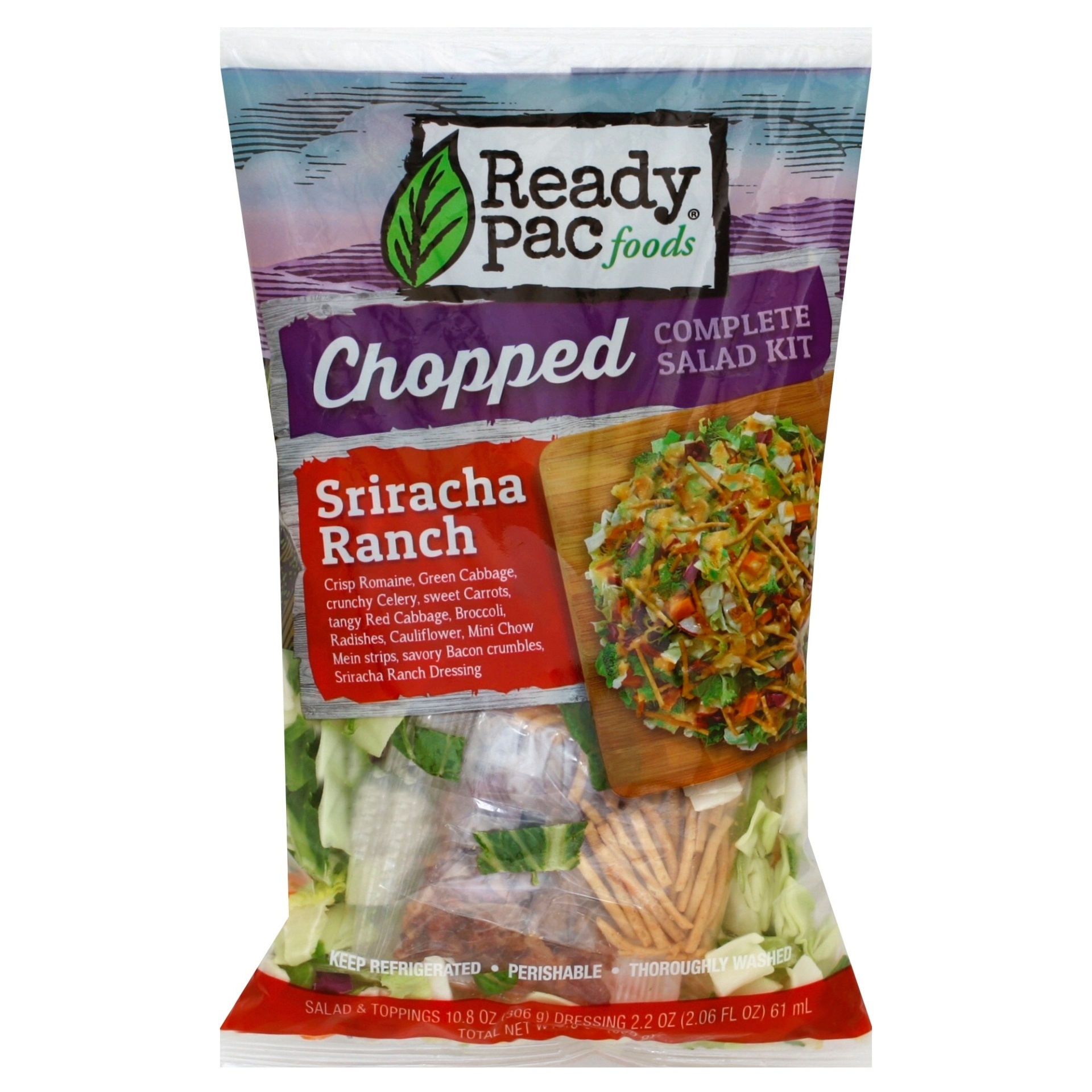 slide 1 of 1, Ready Pac Foods Sriracha Chopped Salad Kit, 13 oz