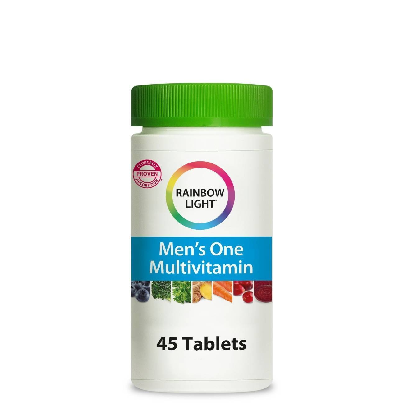 slide 1 of 9, Rainbow Light Men's One Multivitamin Tablets - 45ct, 45 ct