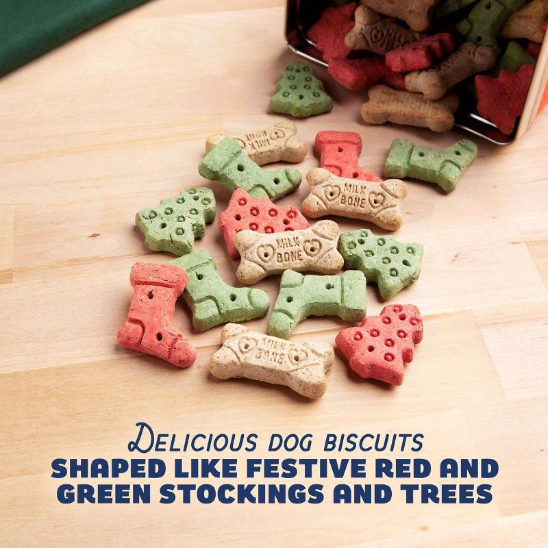 slide 4 of 6, Milk-Bone Christmas Biscuits Tin with Original Flavored Dog Treats - 24oz, 24 oz