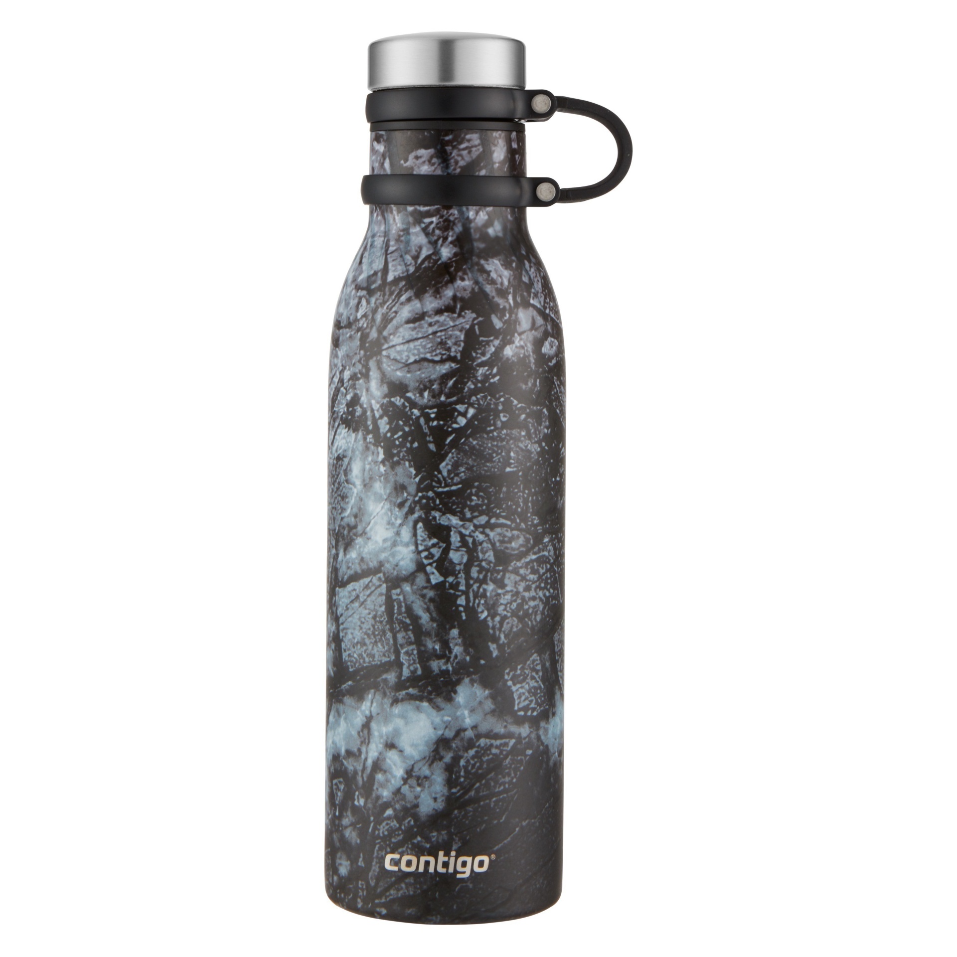 slide 1 of 3, Contigo Couture Thermalock Vacuum-Insulated Stainless Steel Water Bottle Carbon, 20 oz