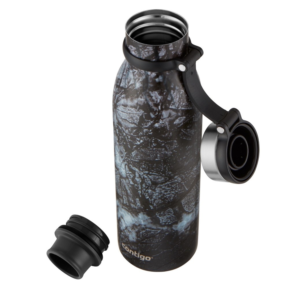 slide 3 of 3, Contigo Couture Thermalock Vacuum-Insulated Stainless Steel Water Bottle Carbon, 20 oz