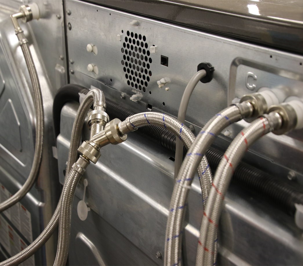 slide 4 of 6, EASTMAN 72-in 3/4 -in FHT Inlet x 3/4 -in FHT Outlet Braided stainless steel Steam dryer installation kit, 1 ct