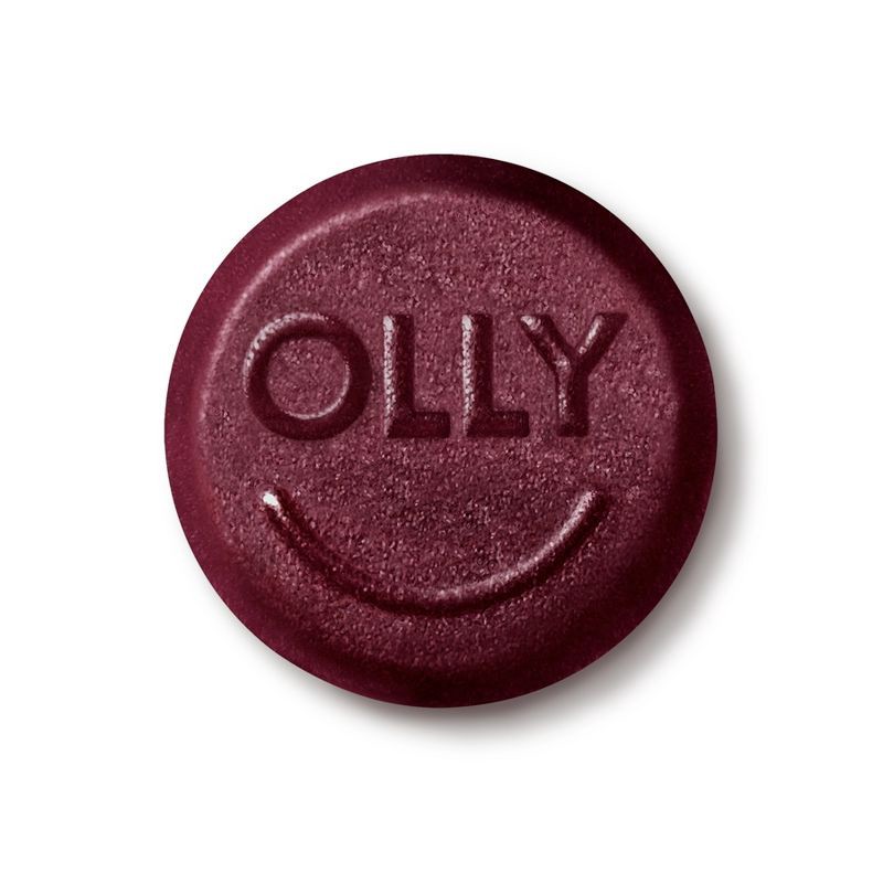 slide 10 of 10, OLLY Glowing Skin Collagen Chewable Gummies - Berry - 50ct, 50 ct