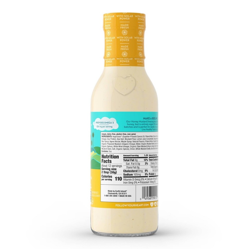 slide 4 of 4, Follow Your Heart Vegan Honey Mustard Salad Dressing - 12oz, 12 oz