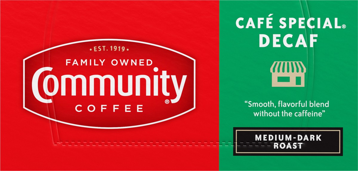 slide 10 of 11, Community Coffee Cafe Special Decaf, 32 ct