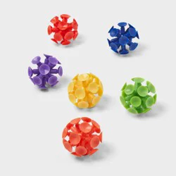 6ct Suction Cup Ball - Spritz™: Multicolor Party Favor Toys for Kids, Birthday Party Supplies, PVC, Ages 4+