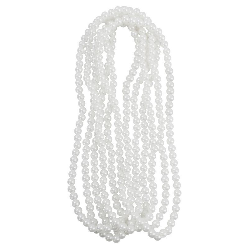 slide 1 of 3, 6ct Pearl Necklace - Spritz™: Kids Party Favors, Birthday Supplies, White Beads, Ages 4+, 6 ct