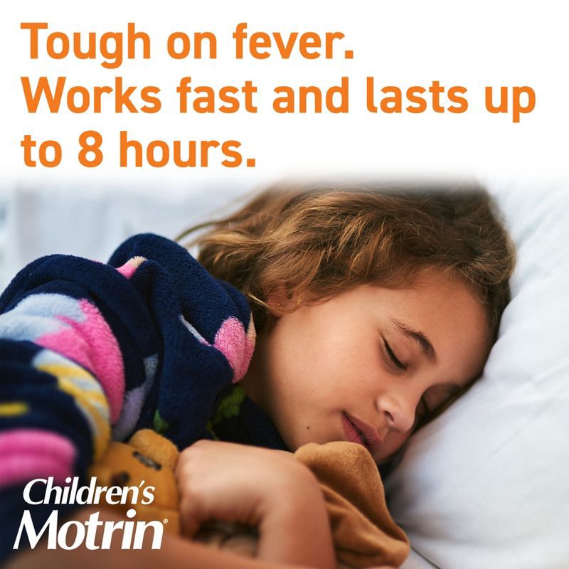 slide 3 of 7, Children's Motrin Pain Reliever/Fever Reducer Liquid - Ibuprofen (NSAID) - Grape - 4 fl oz, 4 fl oz