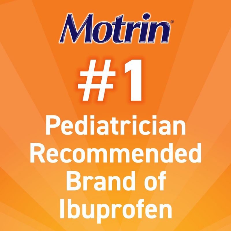 slide 4 of 7, Children's Motrin Pain Reliever/Fever Reducer Liquid - Ibuprofen (NSAID) - Grape - 4 fl oz, 4 fl oz