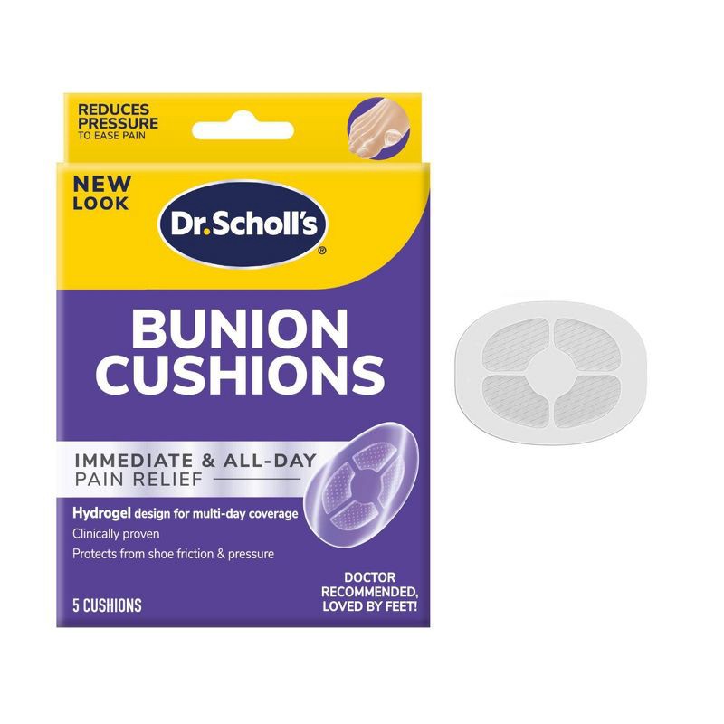 slide 1 of 10, Dr. Scholl's with Hydrogel Technology Bunion Cushion - 5ct, 5 ct