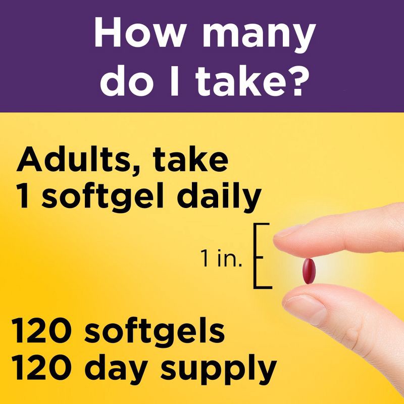 slide 7 of 10, Nature Made Hair - Skin & Nails with 2500 mcg of Biotin Softgels - 120ct, 120 ct