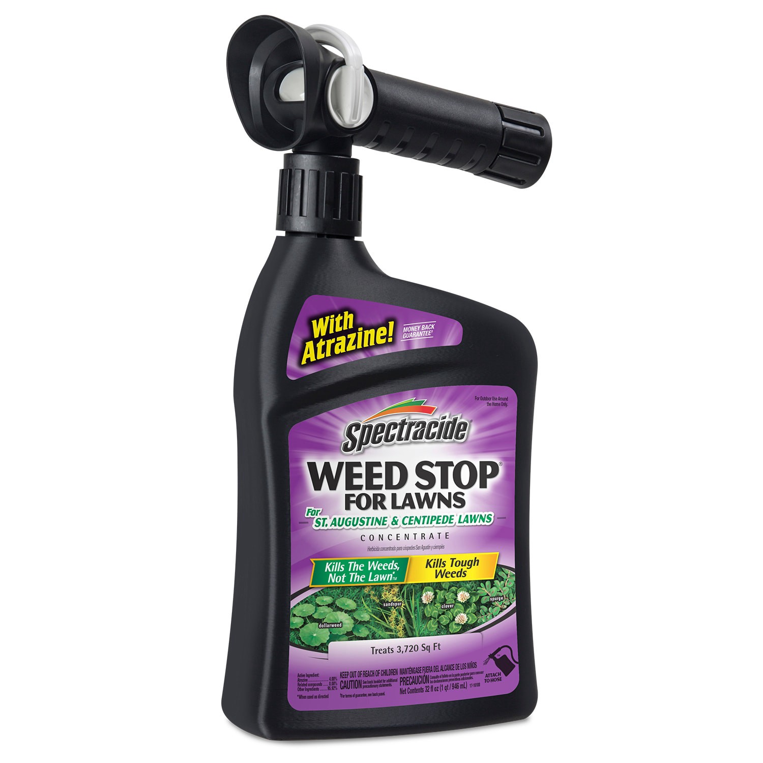 slide 1 of 5, Spectracide Weed Stop for St. Augustine and Centipede Lawns 32.0 -oz Hose end sprayer Lawn Weed Killer, 1 ct
