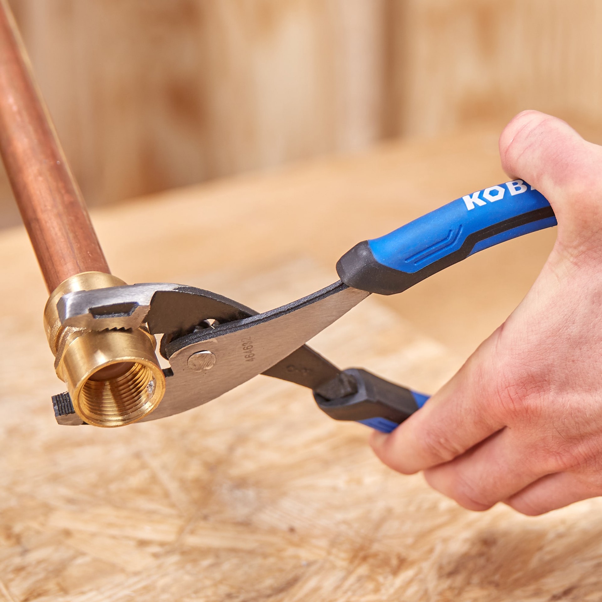 slide 4 of 6, Kobalt 8-in Slip joint pliers Wire Cutter Pliers, 1 ct