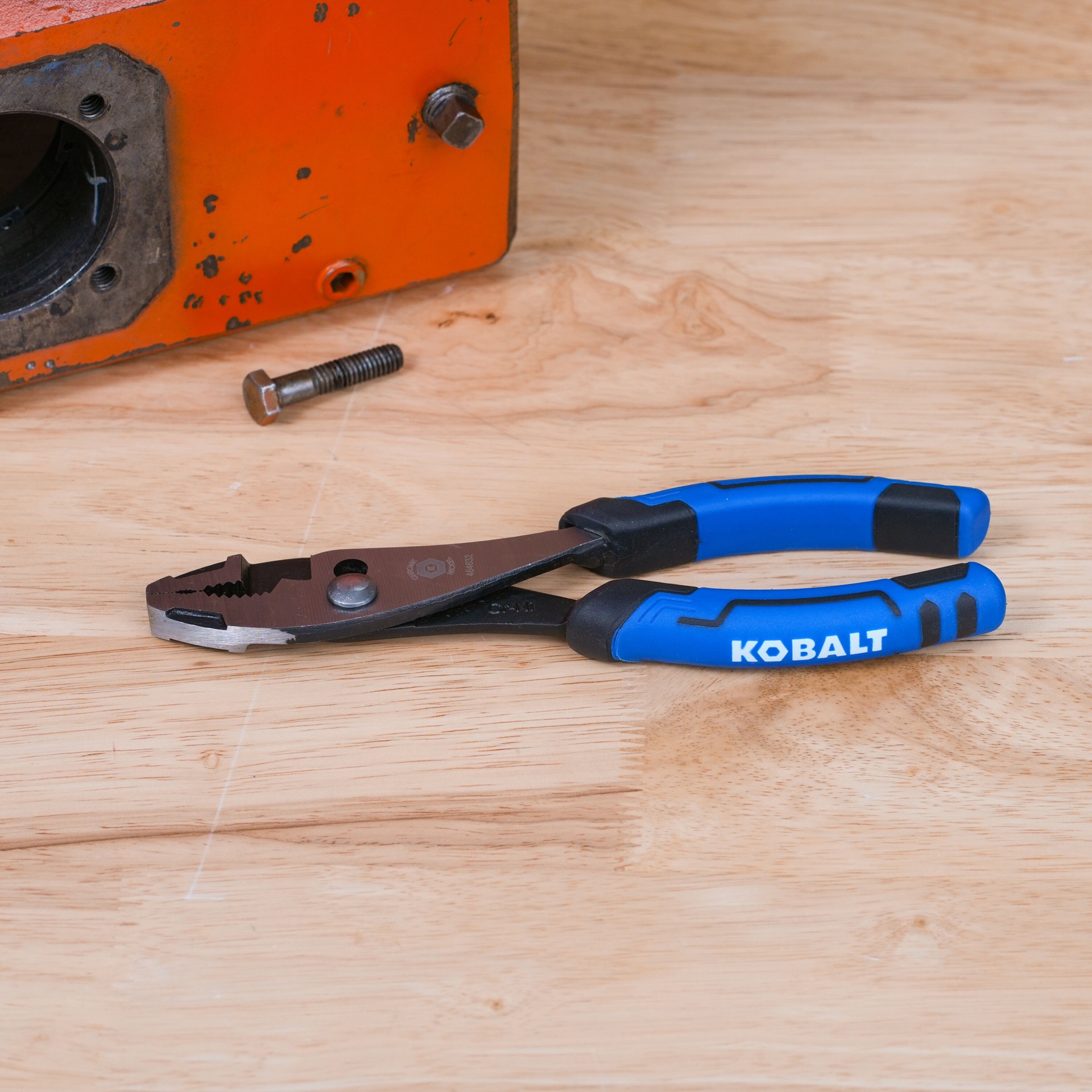 slide 6 of 6, Kobalt 8-in Slip joint pliers Wire Cutter Pliers, 1 ct