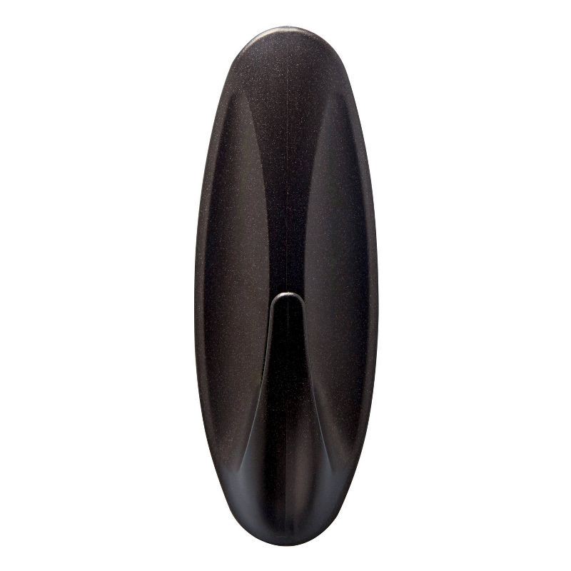 slide 2 of 11, Command 1 Hook 2 Strips Large Sized Outdoor Designer Hook with Foam Strips Metallic Bronze, 1 ct