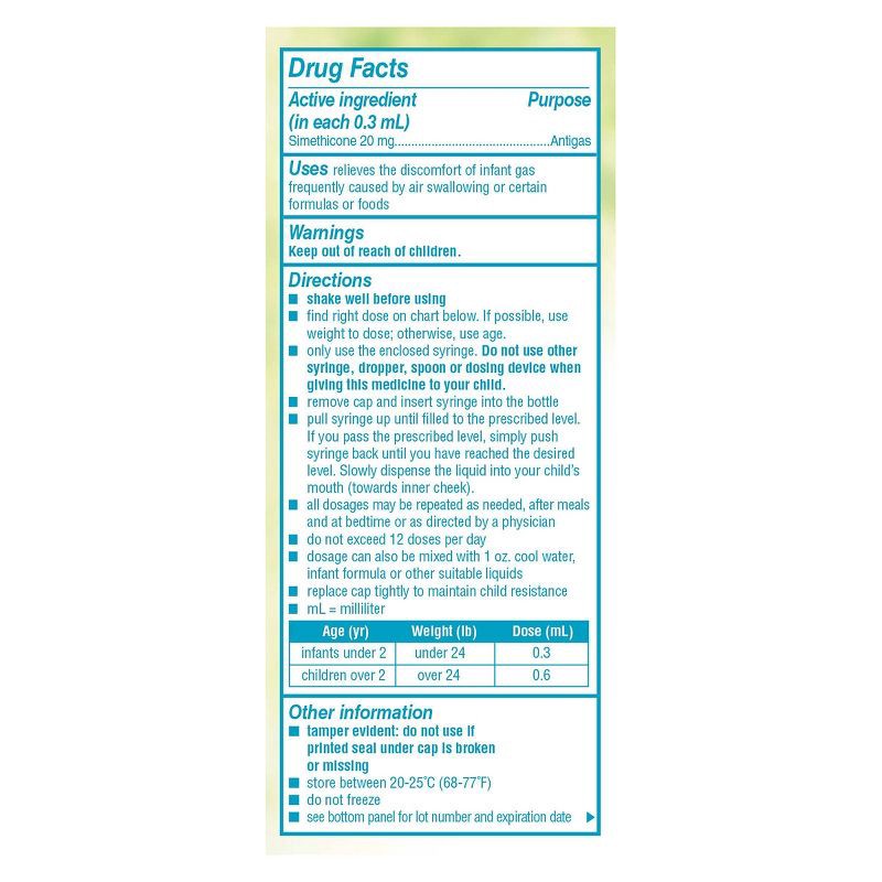 slide 2 of 9, Mylicon Baby Colic Treatment Dye Free Drops - 1 fl oz, 1 fl oz