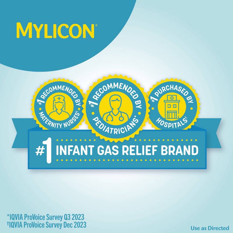 slide 3 of 9, Mylicon Baby Colic Treatment Dye Free Drops - 1 fl oz, 1 fl oz