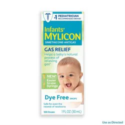 Mylicon Baby Colic Treatment Dye Free Drops - 1 fl oz