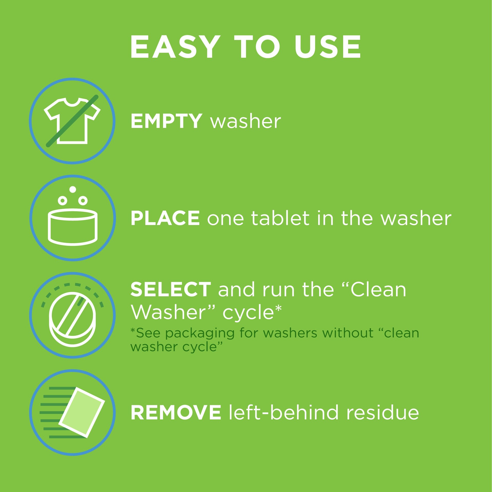 slide 4 of 6, affresh 6 Count Washing Machine Cleaner Tablets, 1 ct