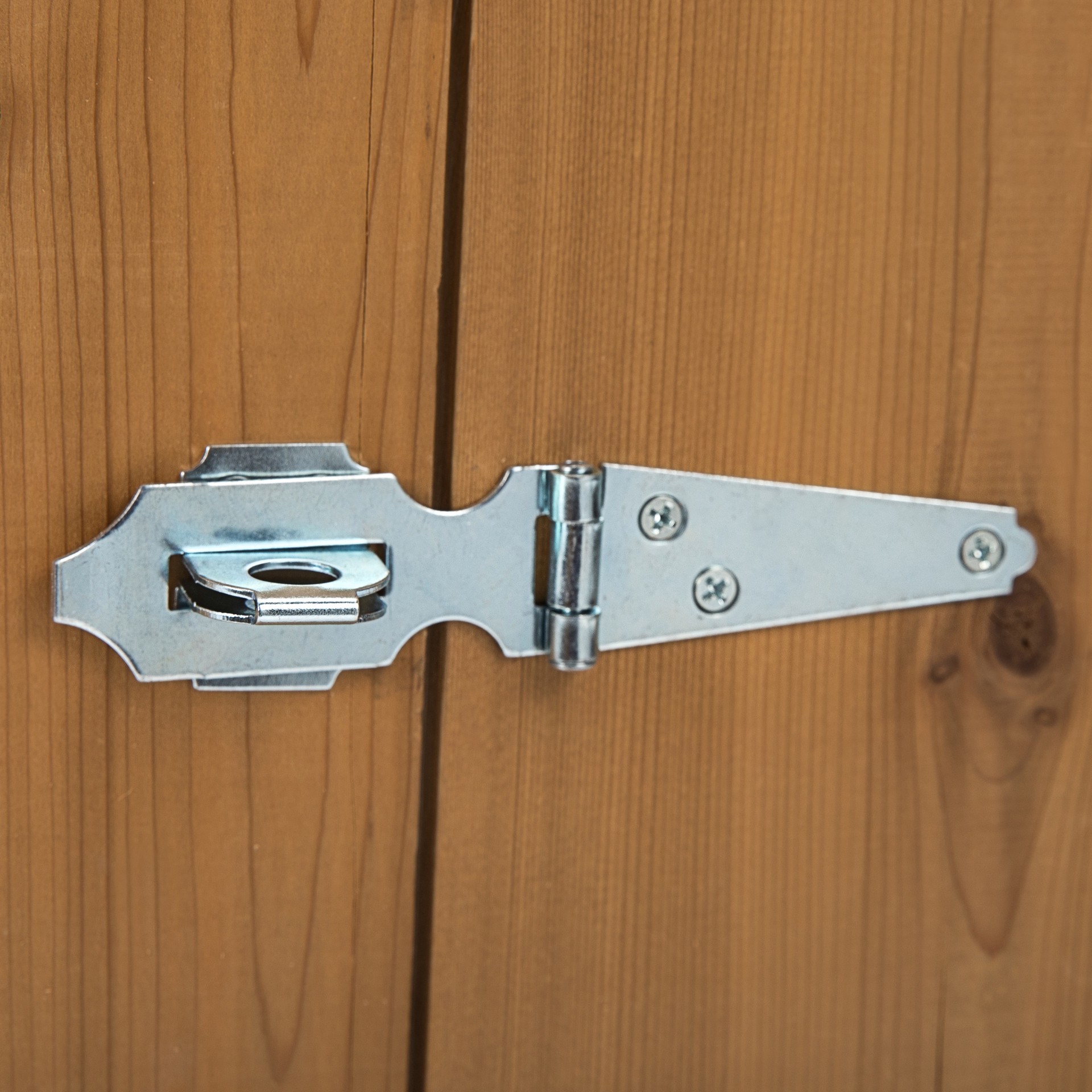 slide 2 of 5, RELIABILT 3-in Zinc Fixed staple hasps, 1 ct