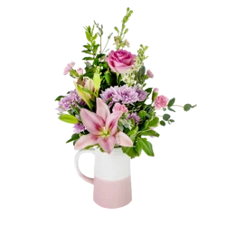 Pitcher Perfect Flower Arrangement