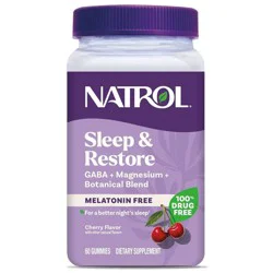 Natrol Cherry Sleep Rstr No Mel Gmy
