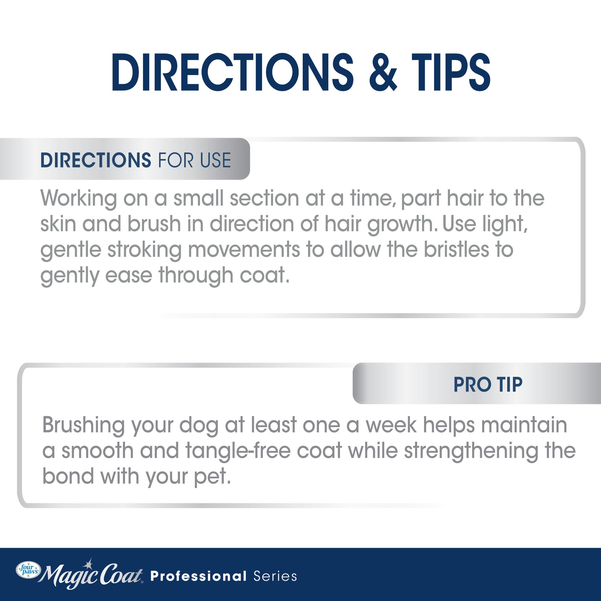 slide 5 of 10, Four Paws Magic Coat Professional Series Slicker Brush for Dogs, MED