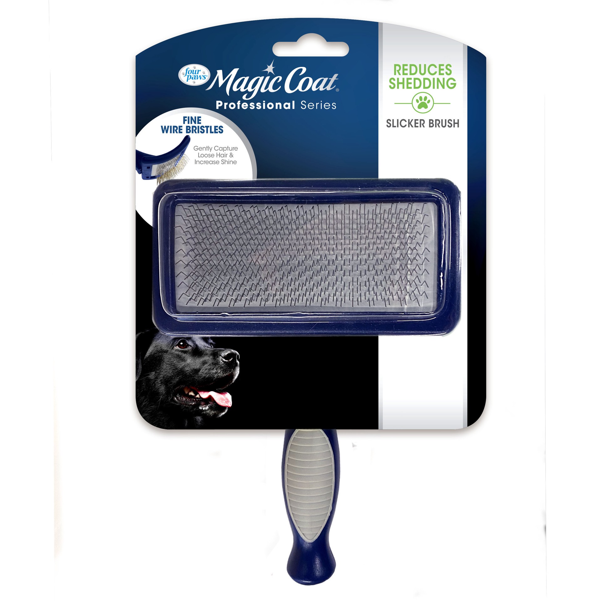 slide 1 of 10, Four Paws Magic Coat Professional Series Slicker Brush for Dogs, MED