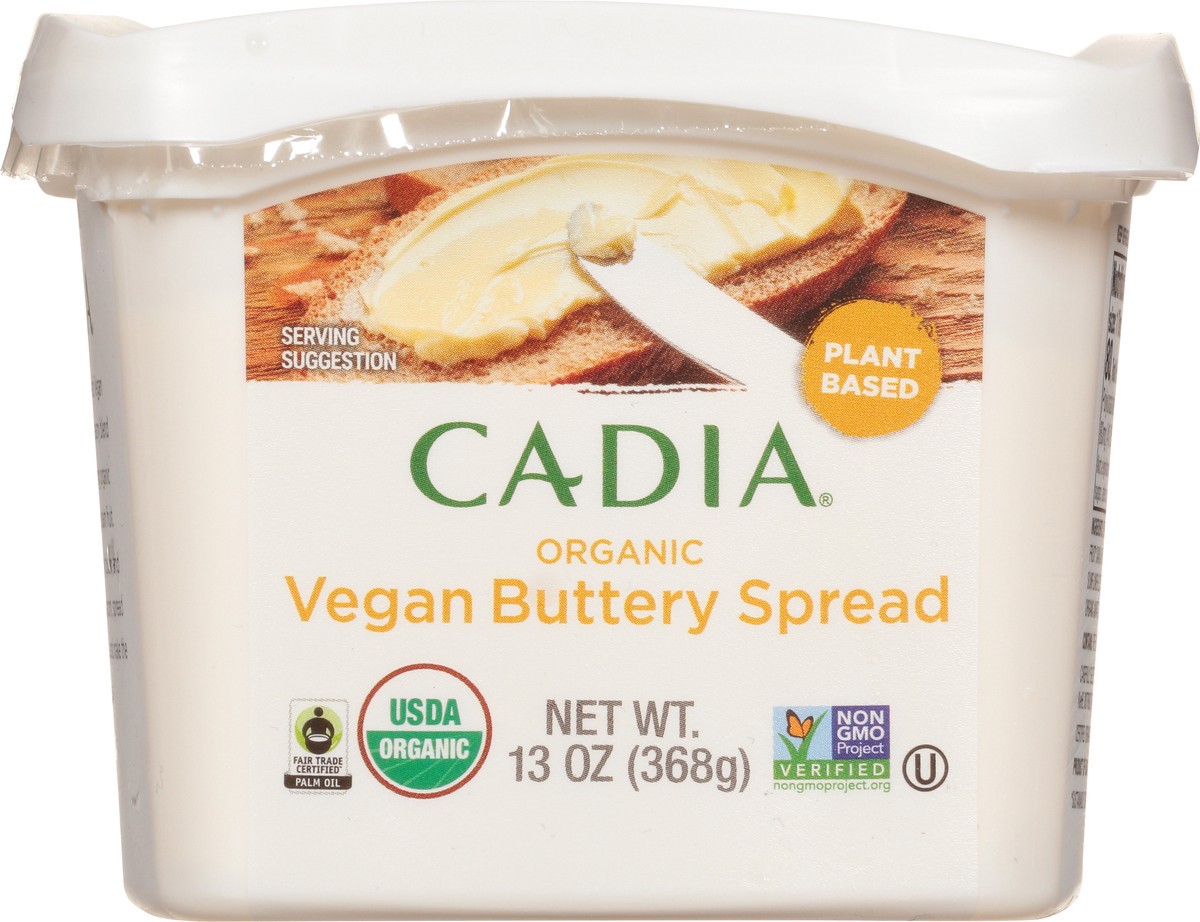 slide 11 of 13, Cadia Organic Vegan Buttery Spread 13 oz, 13 oz