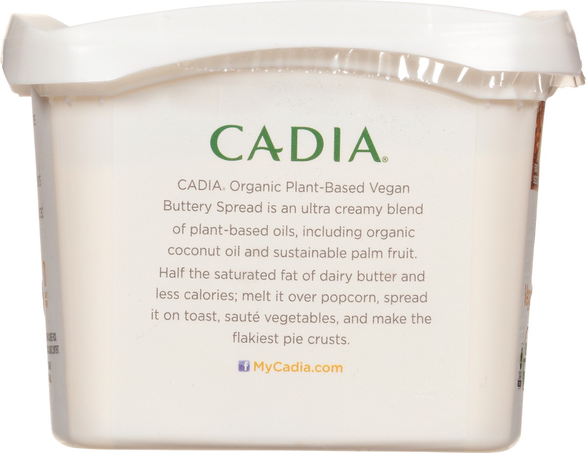 slide 6 of 13, Cadia Organic Vegan Buttery Spread 13 oz, 13 oz