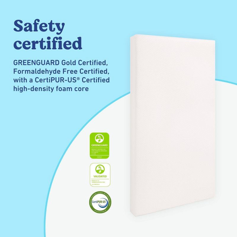 slide 7 of 16, Graco Deluxe Foam Crib and Toddler Mattress, 1 ct