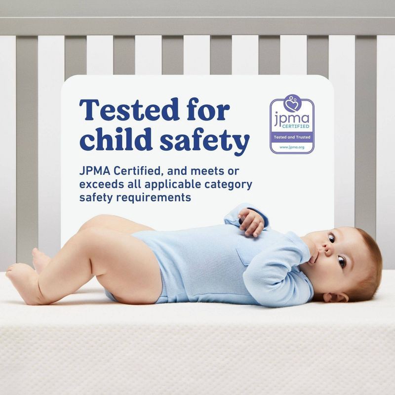 slide 8 of 16, Graco Deluxe Foam Crib and Toddler Mattress, 1 ct