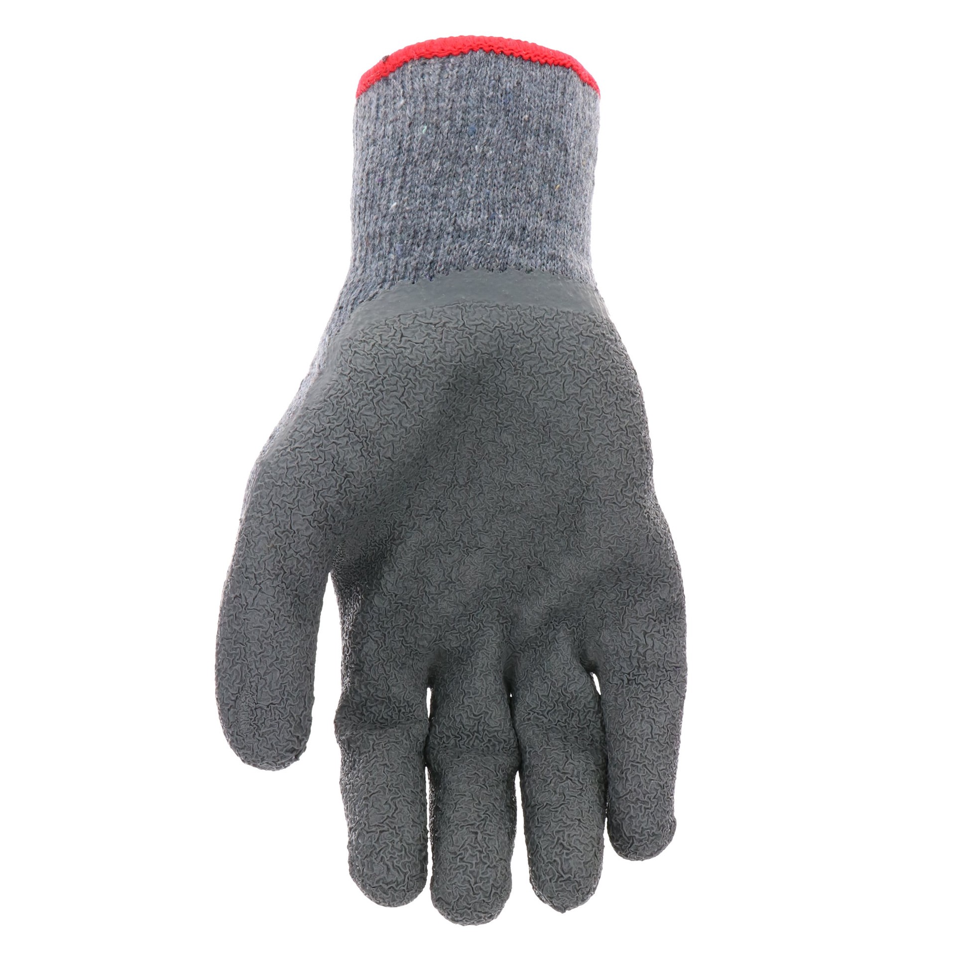 slide 2 of 4, Project Source Large Gray Latex dipped Poly/Cotton 3 -Pairs, 1 ct