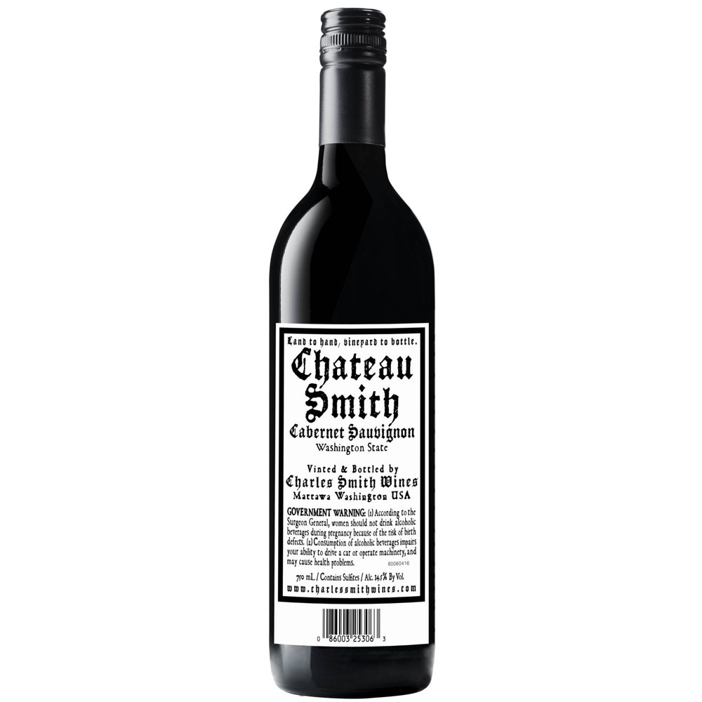 slide 2 of 3, Chateau Smith Cabernet Sauvignon Red Wine by Charles Smith - 750ml Bottle, 750 ml