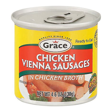 slide 1 of 1, Grace Chicken Vienna Sausage - 5 Oz, 5 oz