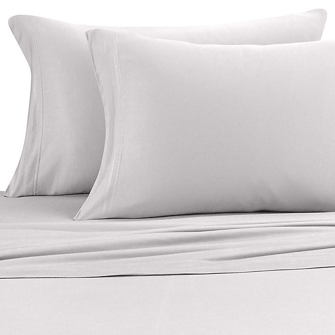 slide 1 of 5, Pure Beech Jersey Knit Modal Standard/Queen Pillowcases - Heather Grey, 2 ct