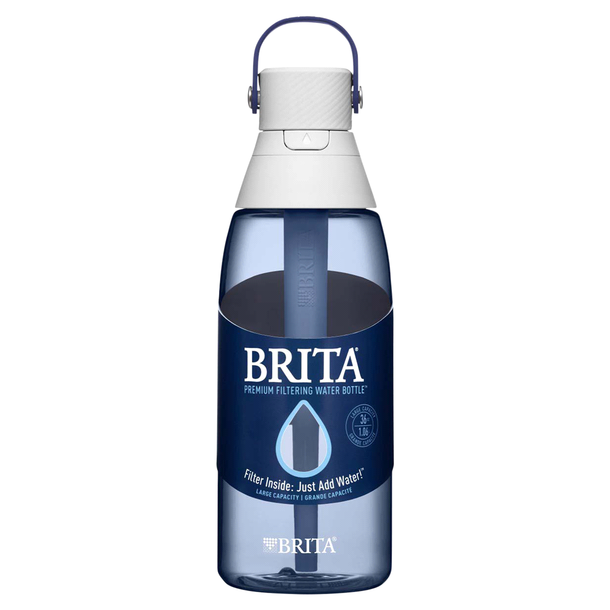 slide 1 of 1, Brita Premium Filtering Water Bottle with Filter - BPA Free - Night Sky, 36 oz