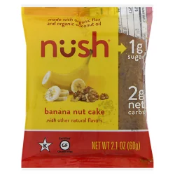Nush Cake Slice Bnana Nut