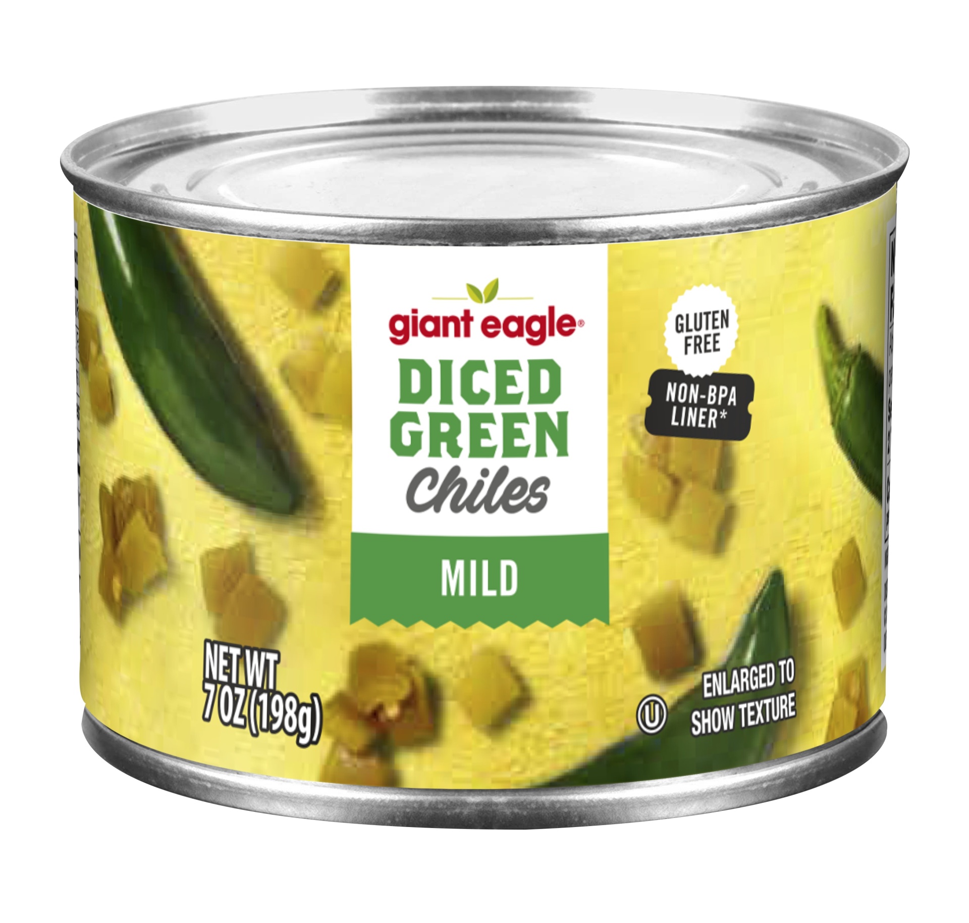 slide 1 of 1, GE Diced Green Chiles - 7 oz, 7 oz
