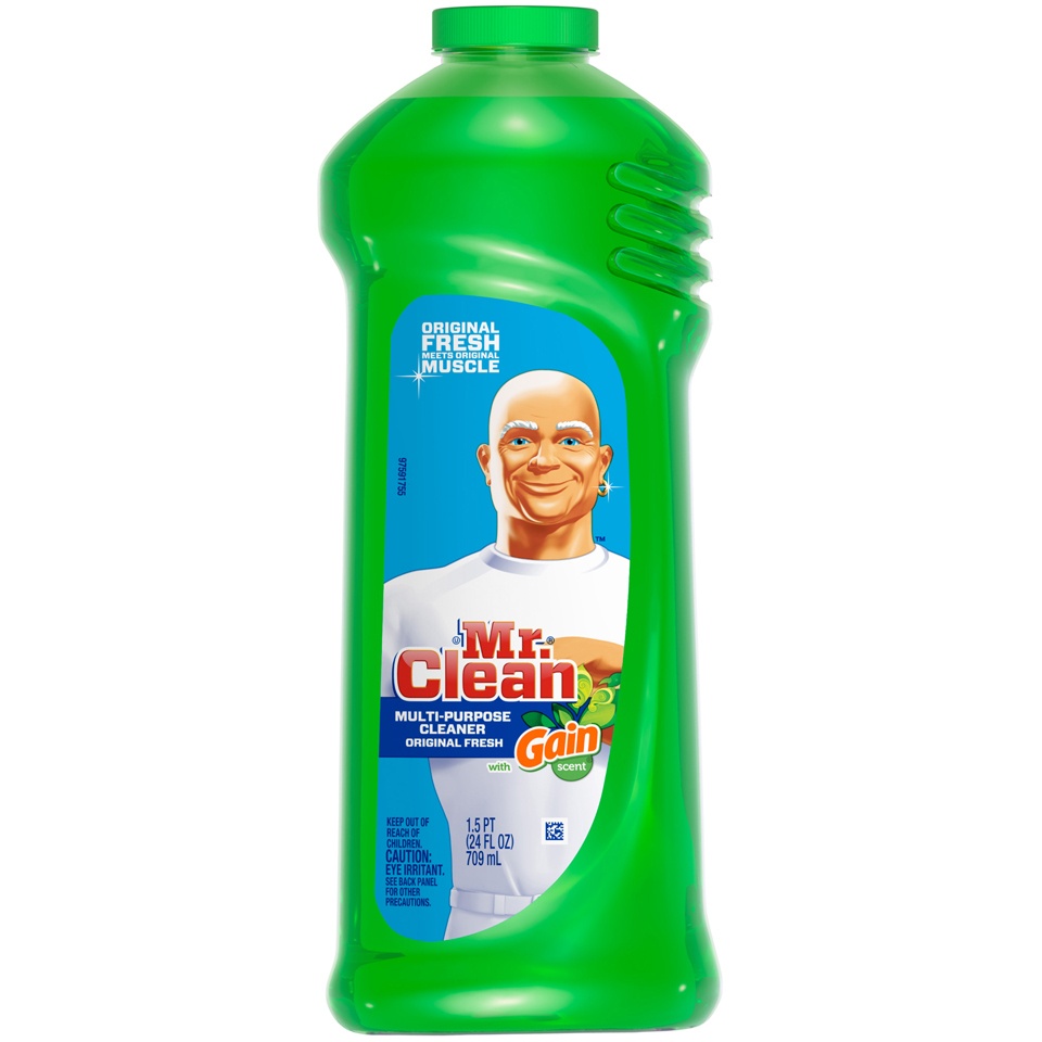 slide 1 of 1, Mr. Clean with Gain Liquid, 24 oz