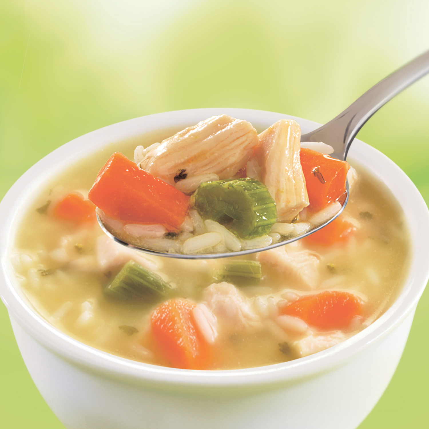 slide 2 of 5, Healthy Choice Chicken With Rice Canned Soup, 15 oz., 15 oz