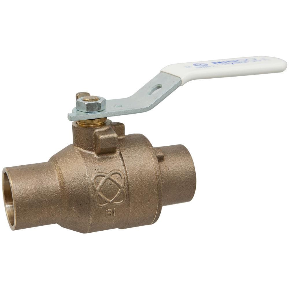 slide 1 of 1, 1-in Bronze LF Ball Valve 1-in Copper Sweat Bronze Ball Valve, 1 ct