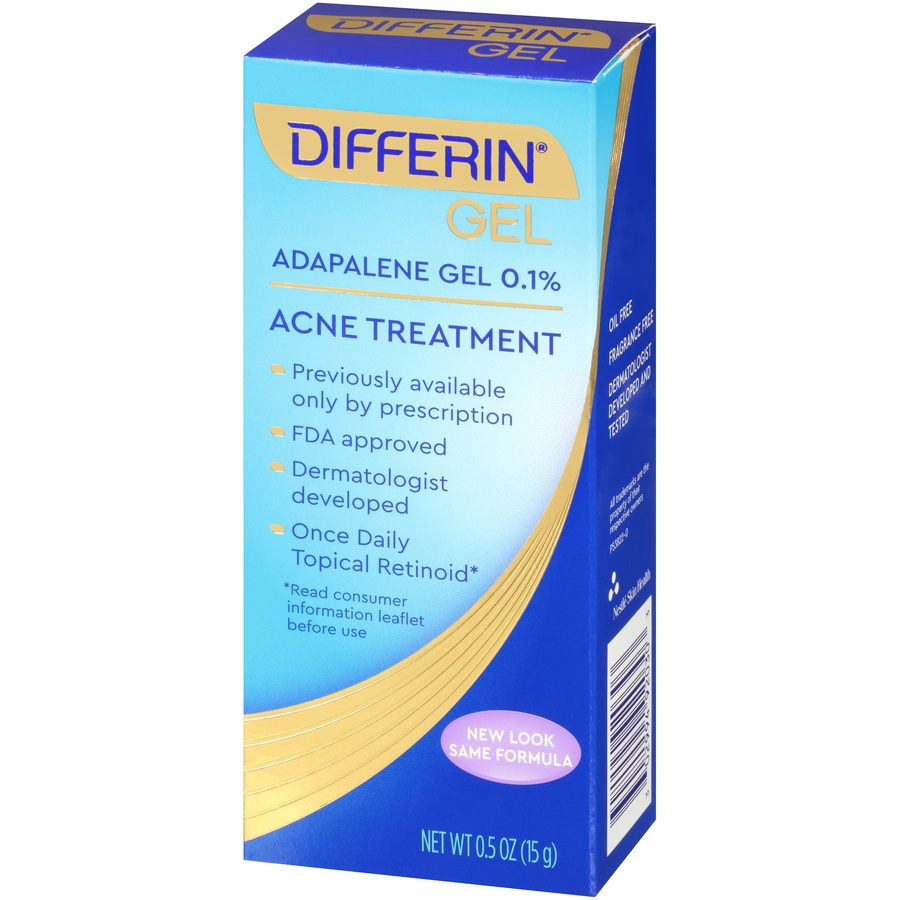 slide 3 of 6, Differin Acne Treatment Gel, 0.5 oz