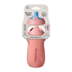 Tommee Tippee 9oz Insulated Sporty Spout and Straw Multilid Cup - Pink