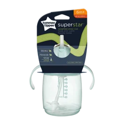 Tommee Tippee Superstar Weighted Straw Cup 10oz, Green