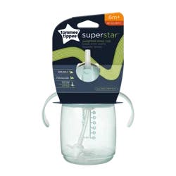 Tommee Tippee Superstar Weighted Straw Cup 10oz, Green