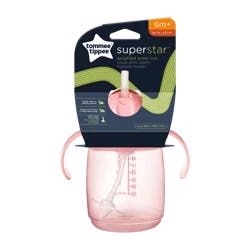 Tommee Tippee Superstar 6M+ Weighted Straw Cup