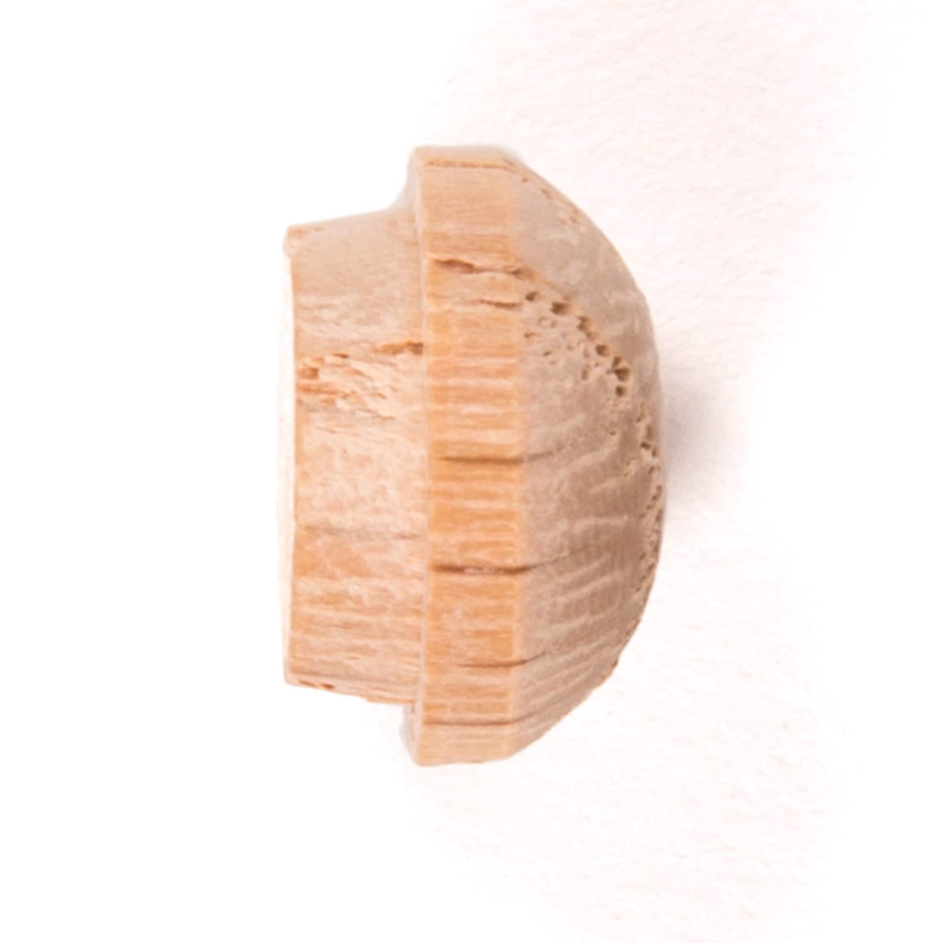 slide 4 of 6, Madison Mill 12 -Pack 0.375 x 0.375 Oak Wood Button plug, 1 ct