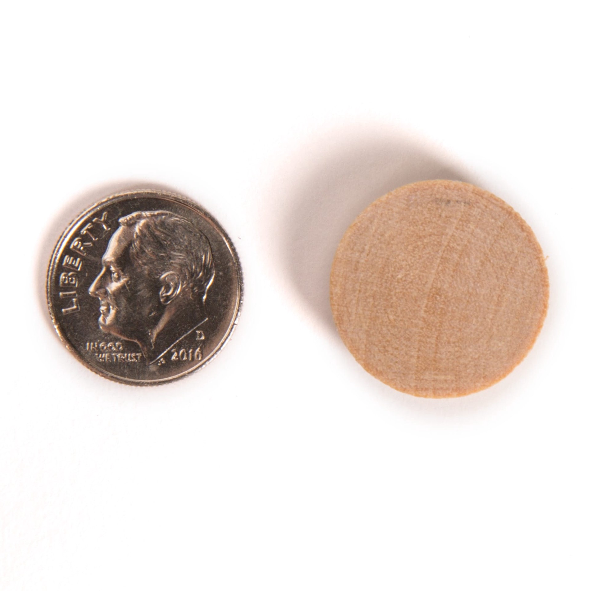 slide 3 of 5, Madison Mill 8 -Pack 0.75 x 0.25 Poplar Wood Flat head plug, 1 ct