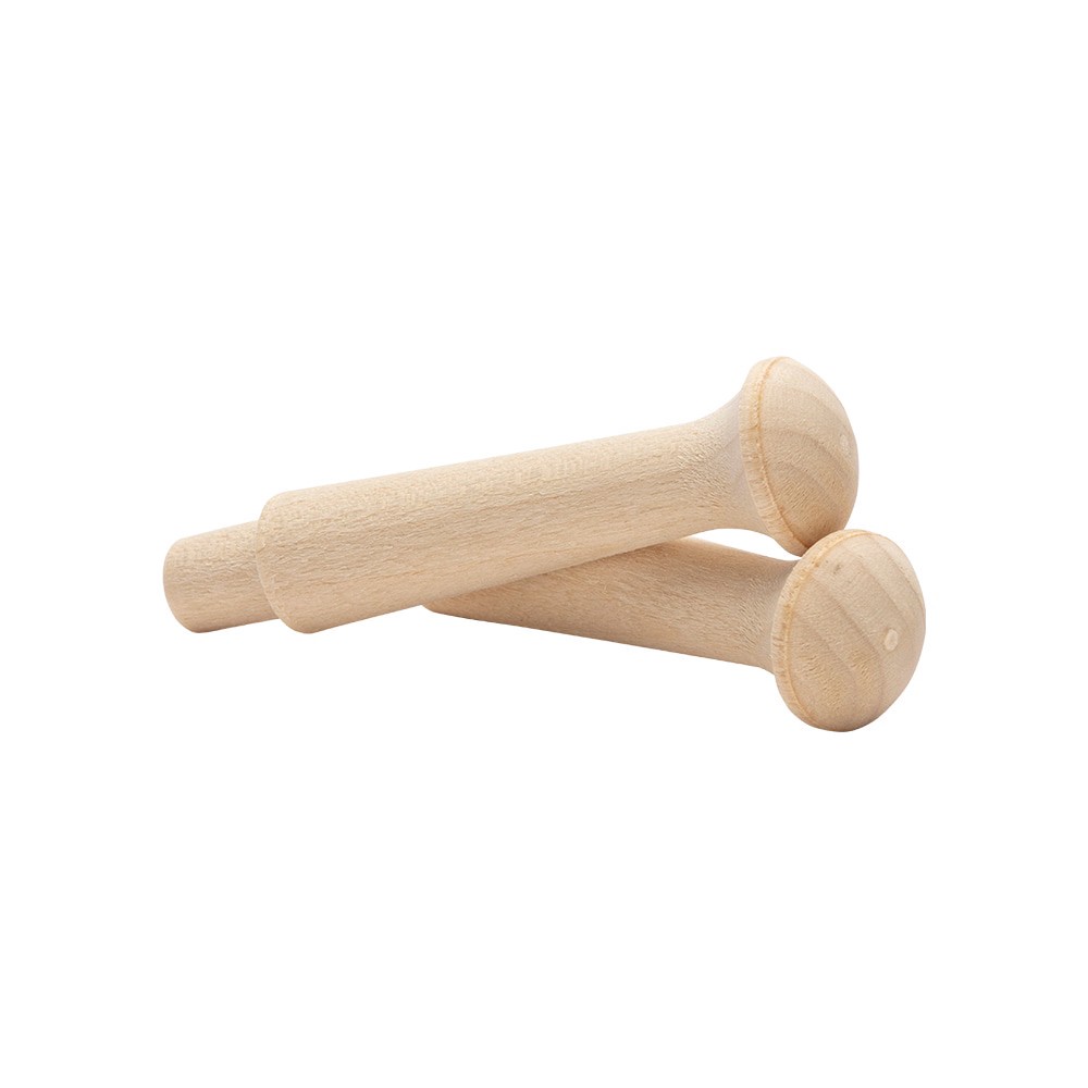 slide 6 of 6, Madison Mill 0.875-in Natural Wood Wood Shaker peg 2 -Pack, 1 ct